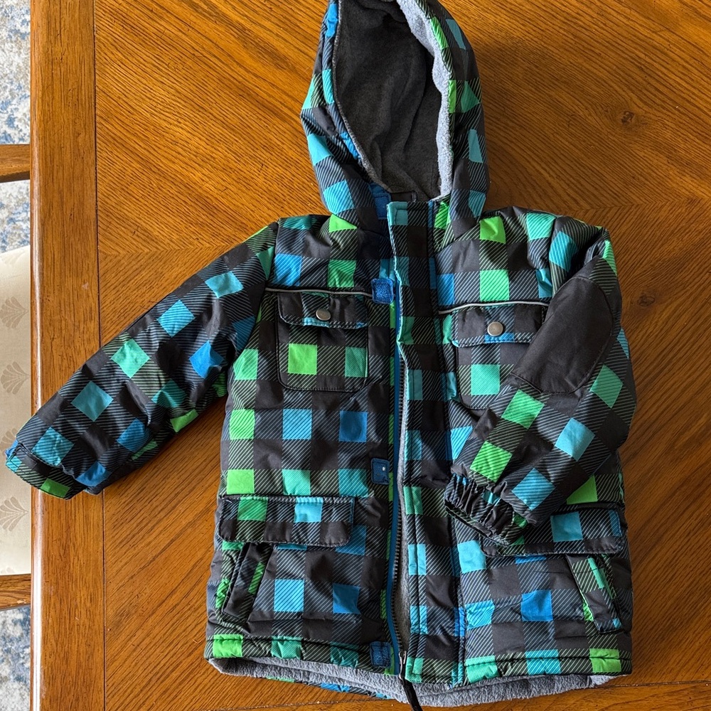 Wippette Kids Plaid Jacket with Hood